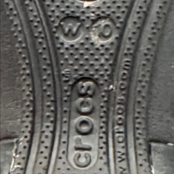 Crocs Sexi Black Women's Sandals Size 10 CR9384C - Picture 6 of 6